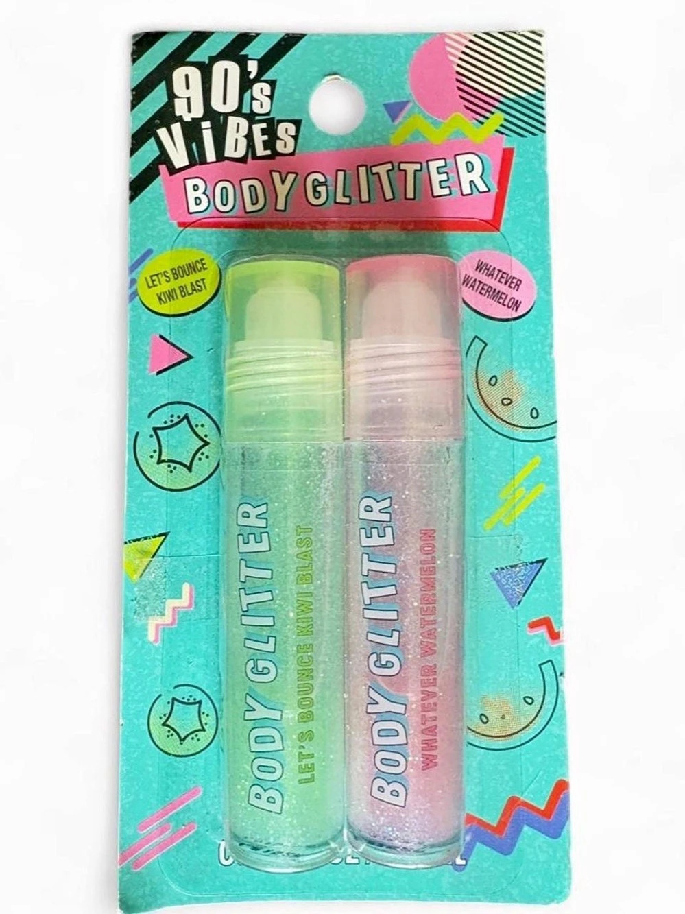90's vibes body glitter kiwi blast and whatever watermelon NWT